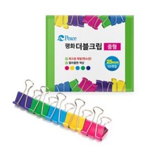 평화 사무용 더블크립 중형 25mm 50p, 2개