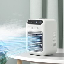 가정용 냉각 이동식 냉방기 캠핑 휴대용냉풍기 탁상용 미니에어쿨러, 화이트