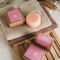 (아토르)다름 샴푸바 트리트먼트바 4종 약산성 비누, 트리트먼트바 핑크(올타입) 100g x 1개