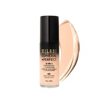 Milani 퍼펙트 투인원 파운데이션 + 컨실러 1 Fl. Oz (37종), 02A-크리미 내츄럴