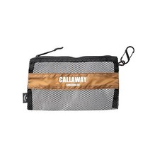 Callaway 캘러웨이 글러브케이스 EASYGOING GLOVE CASE 23 골프 데일리 고급 골프공 볼파우치 케이스 홀더, 브라운