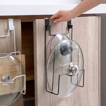 L다용도 거치식 문도마걸이 뚜껑 거치대 주방걸이, E거치식 문도마걸이_블랙, E거치식 문도마걸이_블랙