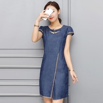 SAMARA 여성 데님 원피스 청 16