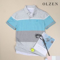 올젠 컬러 블록 카라 티셔츠 ZOA2TT1314
