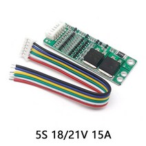 패들보드 서핑 공기패들보드 서핑보드 서프보드 서핑용품 1pcs 5s 15a 리튬 이온 리튬 배터리 bms 18650 충전기 보호 보드 18v 21v 셀 보호 회로, 5초 21볼트 15아