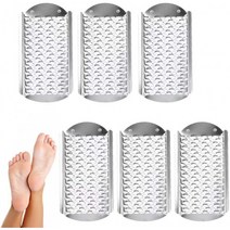 Padsun 6 pcs 발 파일 굳은살 리무버 교체 블레이드 페디큐어 rasp 분리형 발 스크러버 하드 스킨 습식, 1