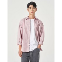 [에잇세컨즈] 라이트 핑크 시티보이 코튼 셔츠_오버핏 (452964LQ2Y) (452964