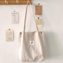 골덴 에코백 숄더백 장바구니