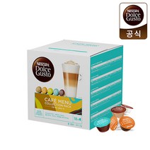 돌체구스토 카페 메뉴 컬렉션 팩 캡슐커피 세트 211.7g, 18개입, 1세트