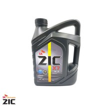 SK루브리컨츠(주) 합성 엔진오일 SK 지크 X7 4L LPG 전용 가스차 전용 윤활유, ZIC(X7)