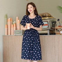 그로우앤더 [그로우앤더] 웨이스트 셔링 인견원피스