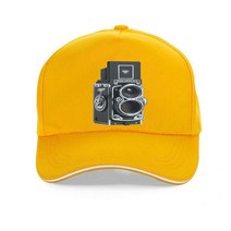 롤라이플렉스Ⅰ 롤라이35 롤라이플렉스 카메라 롤라이Rolleiflex 카메라 야구 모자 새로운 캡, 07 P-Yellow