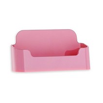 SOURCEONE.ORG 프리미엄 아크릴 명함 및 기프트 카드 홀더 정품보장, Pink