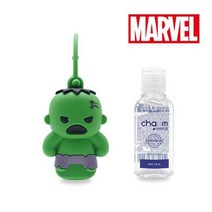 마블 휴대용 손소독제+ 홀더 헐크 민트향 30ml #992EA 아이리스, 1, 본상품선택