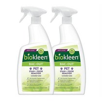 (미국직배) 1+1 Biokleen 바이오클린 Bac-Out 애완 동물 얼룩 제거제 스테인 리무버 스프레이 926mL 2팩 Bac-Out Pet Stain Remover Biokl