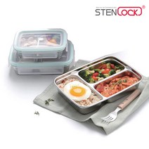 [서원상사] 스텐27종 304 국내산 밀폐 나눔용기 원형&직사각, 퓨어 멀티 직사각, 2호 500ml