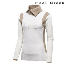 *본사직영* 힐크릭 여성 헨리포인트 방풍 니트 1HCSWW9641_WH