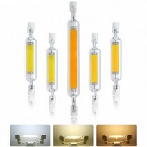 20w 전구 R7S COB 유리관 LED 78mm 15W 20W 25W 고강도 30W, 자연광/20W 78MM/220V, 자연광/20W 78MM/220V