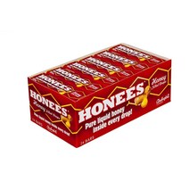 (미국) 허니스 허니 필드 사탕 꿀 사탕 45g 24팩 Honees Honey Filled Drops 1.60 Bars (Pack of 24)