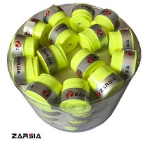 ZARSIA-끈적 끈적한 미끄럼 방지 테니스 라켓 오버 그립 0.63mm 점착성 스웨트 밴드 배드민턴 오버 그립 60pcs, 라이트 그린_6
