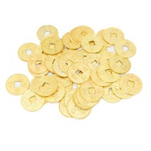 3CM 황금 중국 고대 풍수 행운의 동전 행운의 드래곤 골동품 부 돈 수집 선물, 03 3.0cm 30pcs