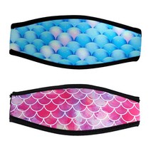 2x 스노클링 커버 스트랩 커버 소프트 다이빙 커버 스트랩 가드 방수, 네오프렌, 다색