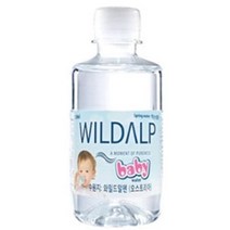 waterlime 와일드알프 베이비워터 먹는샘물 지하암반수 250ml, 30개