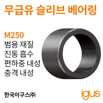 한국이구스 베어링 22-30mm iglidur® M250 독일 정품 슬리브 베어링 DUBUSH 오일리스 BUSHING 부싱, 내경 24mm:MSM-2427-20