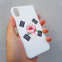 [유광]무궁화 태극기 화이트 스마트폰 케이스/폰케이스 기종 최신 Best LG 애플 노트 스마트폰 선물 갤럭시, 갤럭시10e, 선택옵션