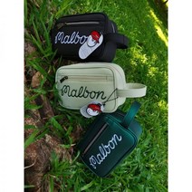 새로운 골프 핸드백 남성과 여성 작은 공 가방 잡화 가방 동전 지갑 골프 가방 휴대 전화 가방, 스퀘어 핸드 블랙