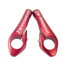 이너바엔드 유용한 자전거 레스트 핸들 바 녹슬지 않는 부품 바이스 미니 경적 1 쌍, 빨간