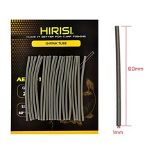 낚시 도구 용품 잉어 낚시 리그 수축 튜브 열 수축 튜브 크기 1mm 2mm 3mm 잉어 낚시 액세서리 터미널 태, 01 1mm