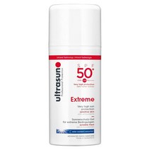 ultrasun 50+SPF Extreme 예민한피부용 장기간 지속력 내수성 젤선크림 물놀이용 100ml 1개