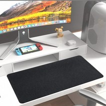 컴퓨터 마우스패드 보드게임 탄소섬유무늬 데스크패드, 60X30CM, 블랙[단면 PVC]