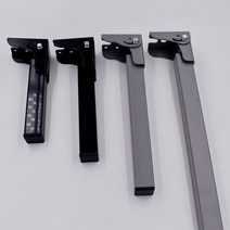 우드슬랩다리 원목 테이블 철제다리 책상 식탁 철재 다리 상다리 140mm-295mm 접이식 보이지 않는 테이블, 05 295mm black