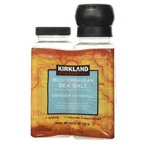 Kirkland Signature 커틀랜드 시그니처 지중해 바다소금 리필팩 글라인더 797G