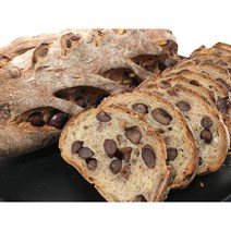 [슈텐] (비건) 호밀콩깜빠뉴 콩깜빠뉴 깜빠뉴 호밀빵 통밀빵 건강빵 비건빵 유기농, 커팅요청(두께조절불가)