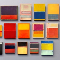 마크로스코 그림 액자 No1~12 캔버스 3호(27x19cm), 11번/캔버스액자(옆면흰색)