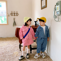 키즈 남여공용 가을 상하세트 치마 자켓 남매룩 등원룩 자매룩