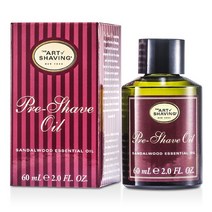 스트로베리넷 디 아트 오브 쉐이빙 - 프리 셰이브 오일 -샌달우드 에센셜 모든 피부용, 60ml/2oz
