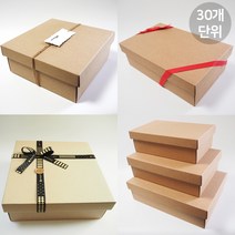 큰 선물박스 주문제작 큰상자 크라프트상자 패키징 패키지 싸바리 답례품 포장케이스, 30개, B04-직4호 470X370X120(25장)