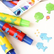 EVA 롤러도장 스탬프 9종세트 선생님 양면도장찍기 스펀지도장, 물결 UATES0106