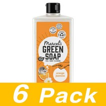 Marcels Green Soap 주방 세제 설거지 클리너 오렌지 자스민 Orange Jasmine 500Ml 6개