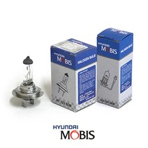 모비스 자동차 전조등 전구 H1 H3 H4 H7 H8 H11, H7 12V 55W, 1개