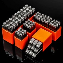 이니셜 각인기 조각기 타각기 문자 숫자 스탬프 세트, 4mm 강철 문자 [문자 A~Z]