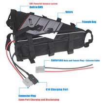 전기자전거배터리 호한 삼각 가방 배터리 팩 LiFePO4 24V 36V 48V 52V 60V 72V 20AH, [10] 72V 20AH 5A Charger, 1개