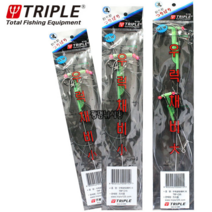 트리플 우럭 편대 채비 (소/대) 1묶음 10개입, 우럭편대채비(TRP-C15) 대