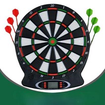 벽걸이다트판 실내 게임 벽걸이 가정용 보드, 전자 점수판을 갖춘 무료 다트 6개