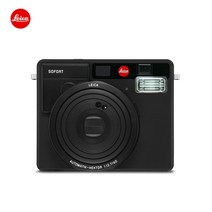 eica/Leica SOFORT 일회용 즉석 카메라 휴대용, 블랙인화지 가죽가방 제외