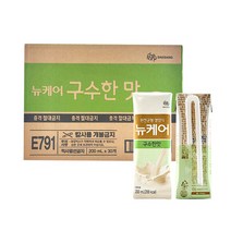 대상웰라이프 뉴케어 구수한맛 환자영양식 식사대용 완전균형영양식 스마일팩 빨대 200ml x 30팩, 뉴케어 구수한맛 200ml x 30팩 /